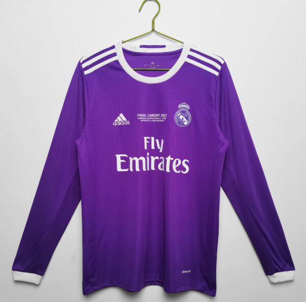 Real Madrid 2017 Retro Jersey Final Long sleeve