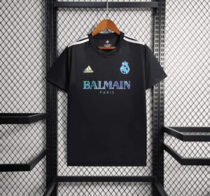 Real Madrid Black Balmain Jersey