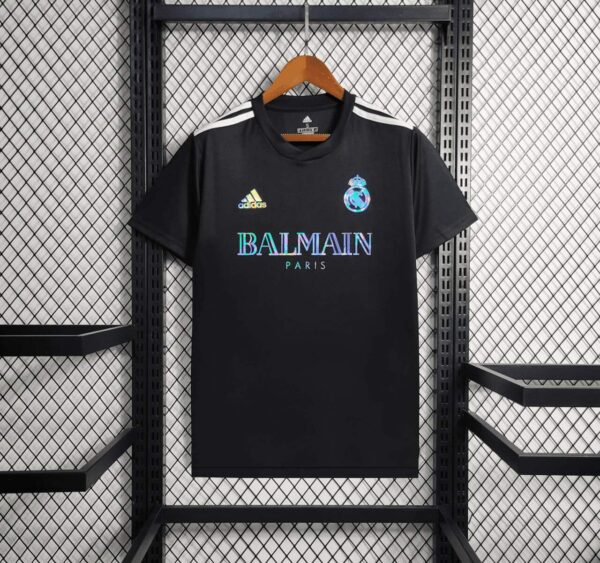 Real Madrid Black Balmain Jersey