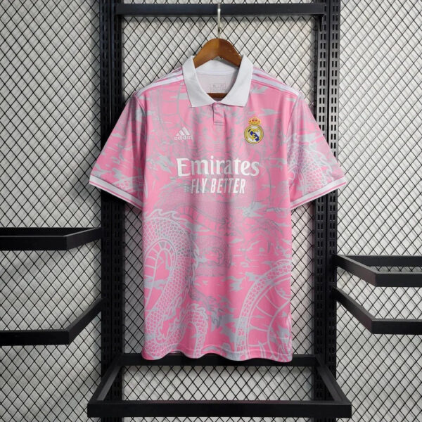Real Madrid Pink Dragon Jersey