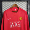 Manchester United 2007/2008 Home Long Sleeve Retro Jersey