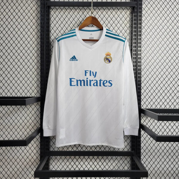IMG_3702.jpg Real Madrid 2017/2018 Home Long Sleeve Retro Jersey