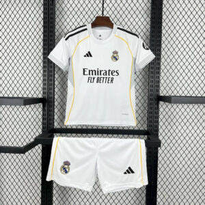 Real Madrid 2025/2026 Home Jersey Kids Size