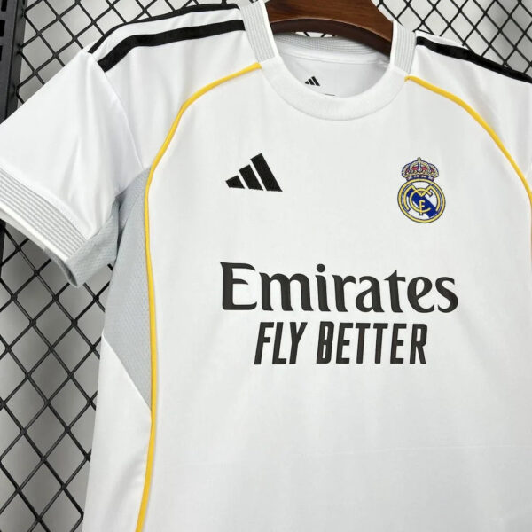 Real Madrid 2025/2026 Home Jersey Kids Size