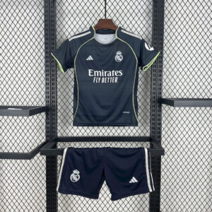 Real Madrid 2025/2026 Away Jersey Kids Size